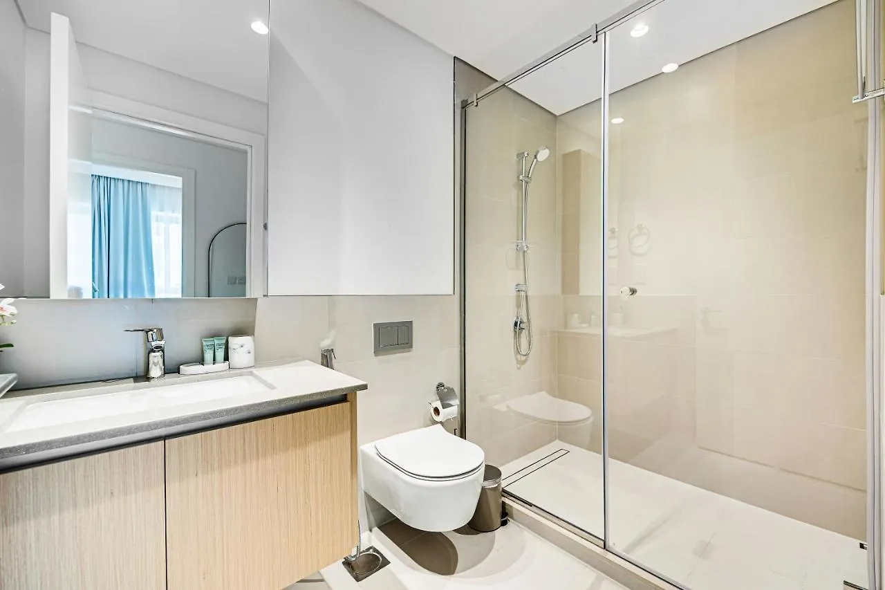 Nice Apartment In Surf At Creek Beach With Private Lagoon Access 迪拜
